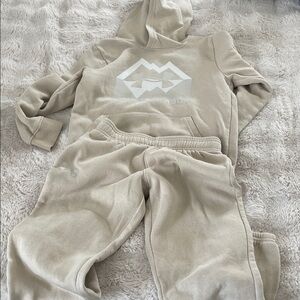 Under Armour Kids Tan Sweatpants & Hoodie Set